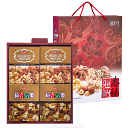【盛香珍】迎春納福綜合堅果禮盒560g(年節限定)
