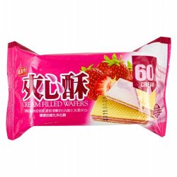 【盛香珍】 小夾心酥35g (草莓/巧克力)